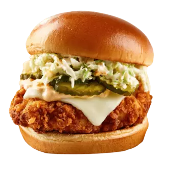 crispy chicken burge
