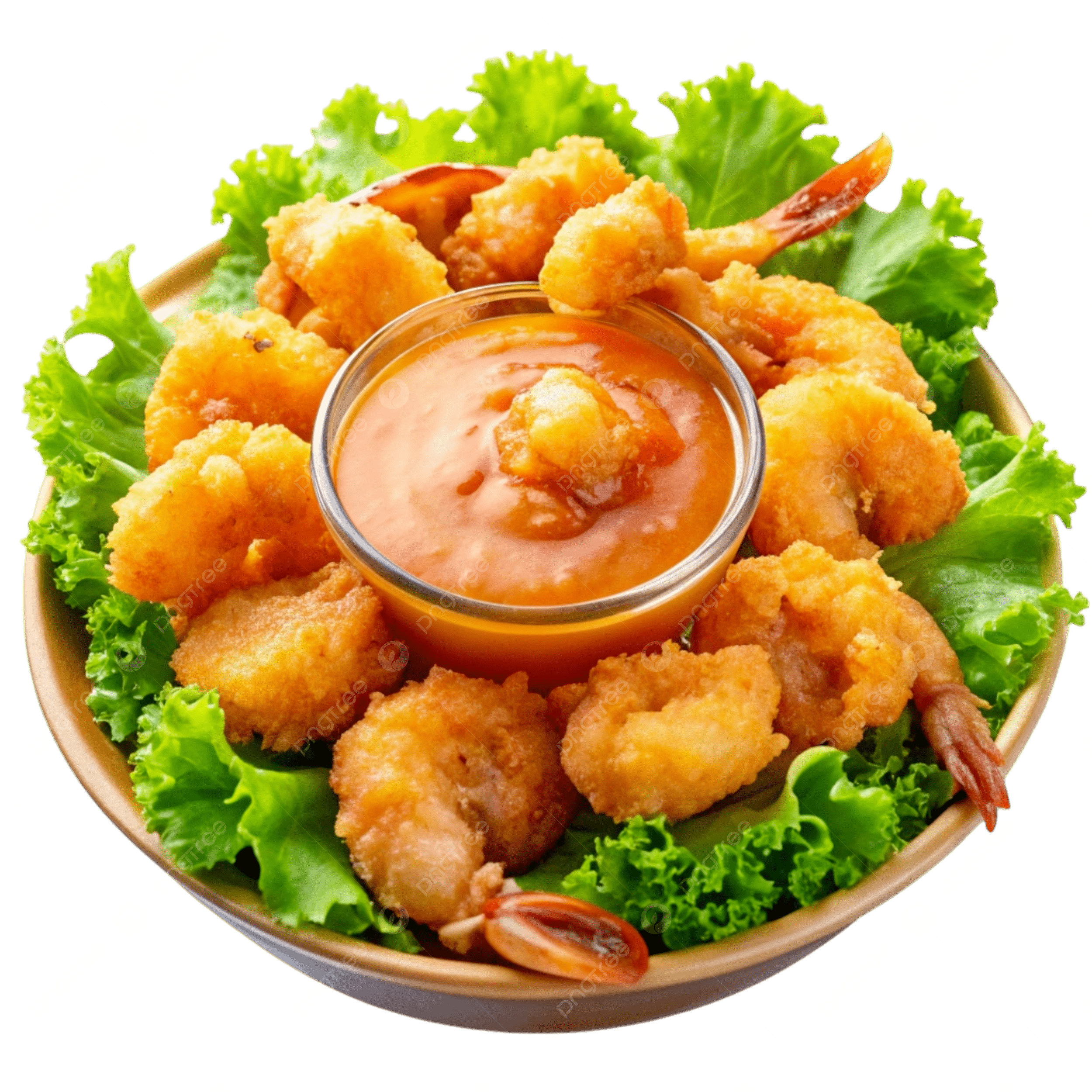 golden fried shrimp